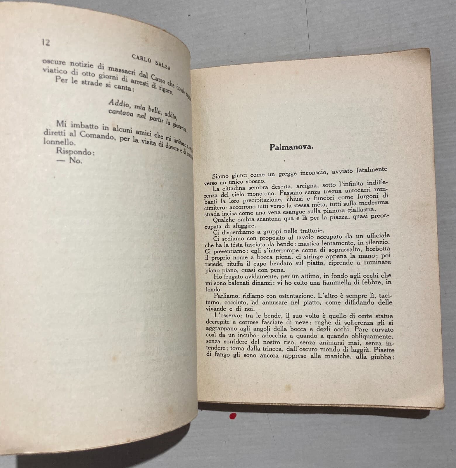 Trincee Di Carlo Salsa (1934)