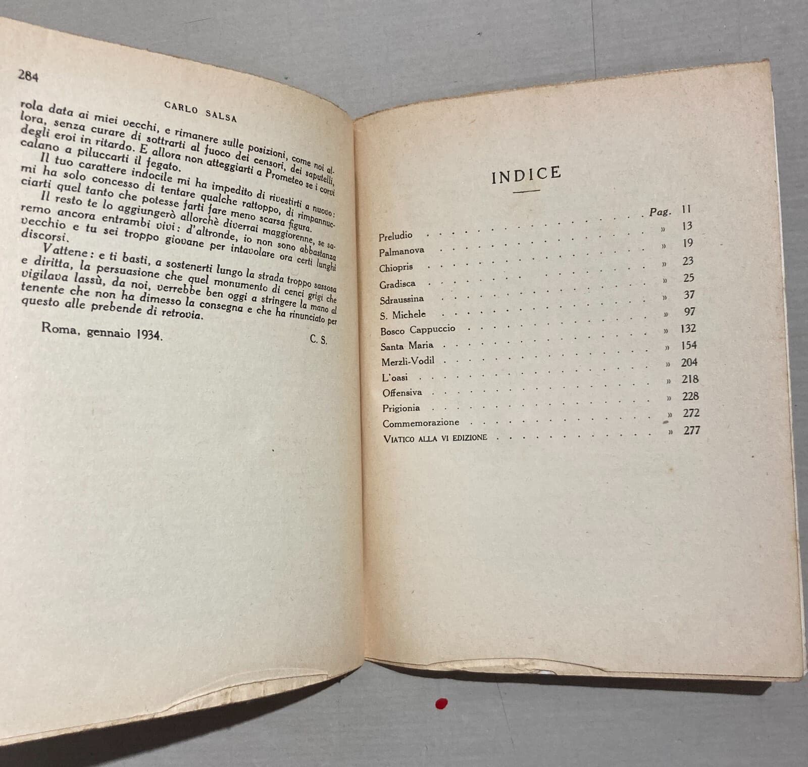 Trincee Di Carlo Salsa (1934)