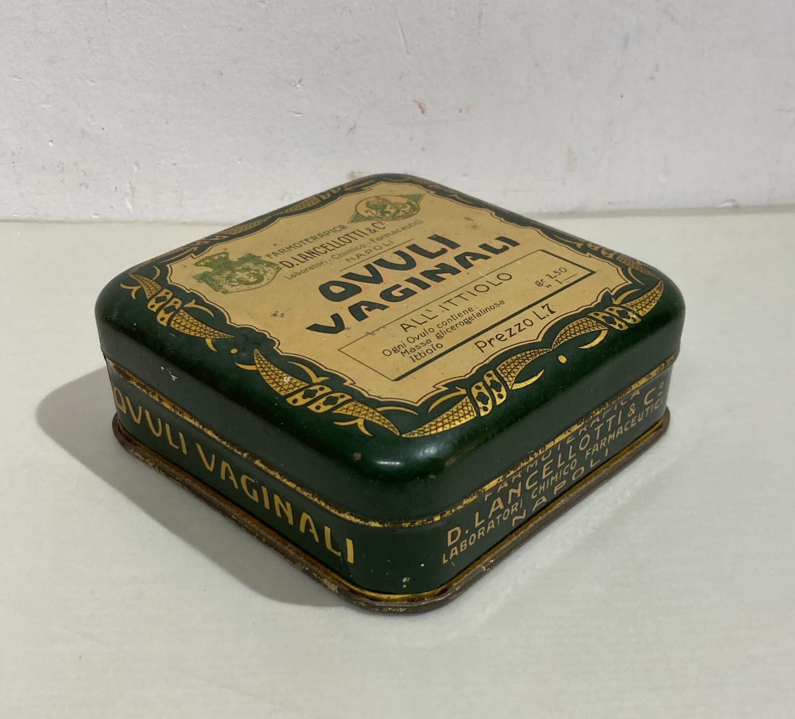 Astuccio Pubblicitario Farmacoterapica D. Lancellotti   Ovuli Vaginali