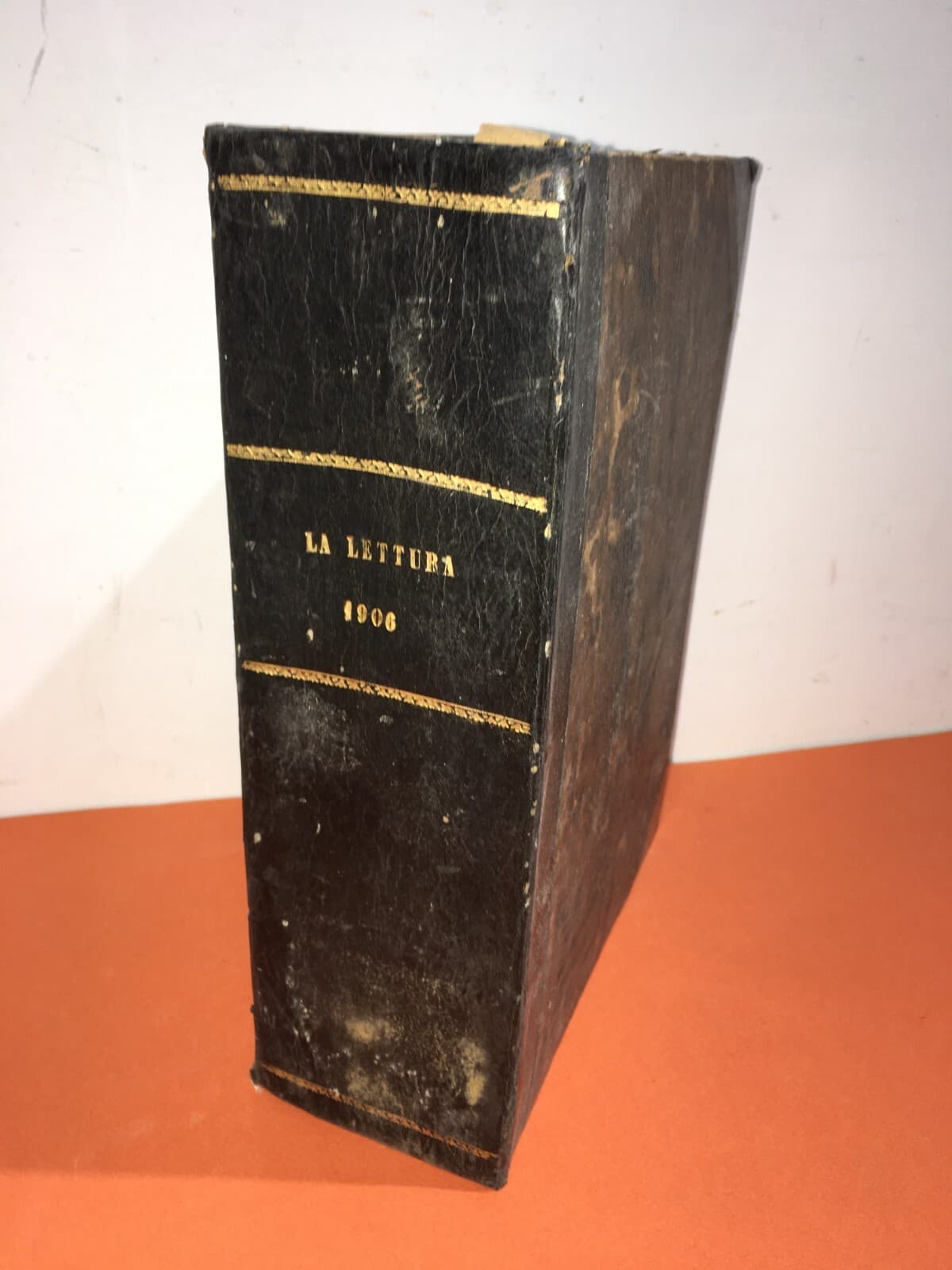 Antica Legatura A Scatola Simulante La Rivista La Lettura (1906)