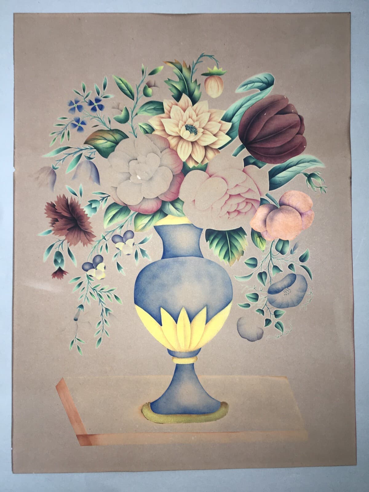 Composizione Floreale Artistica Con Dorature