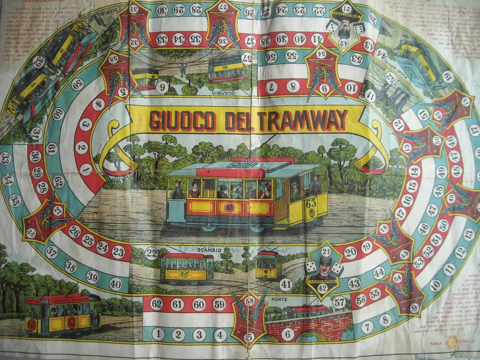 Giuoco Del Tramway: Ferrovia E Tram, Marca Stella