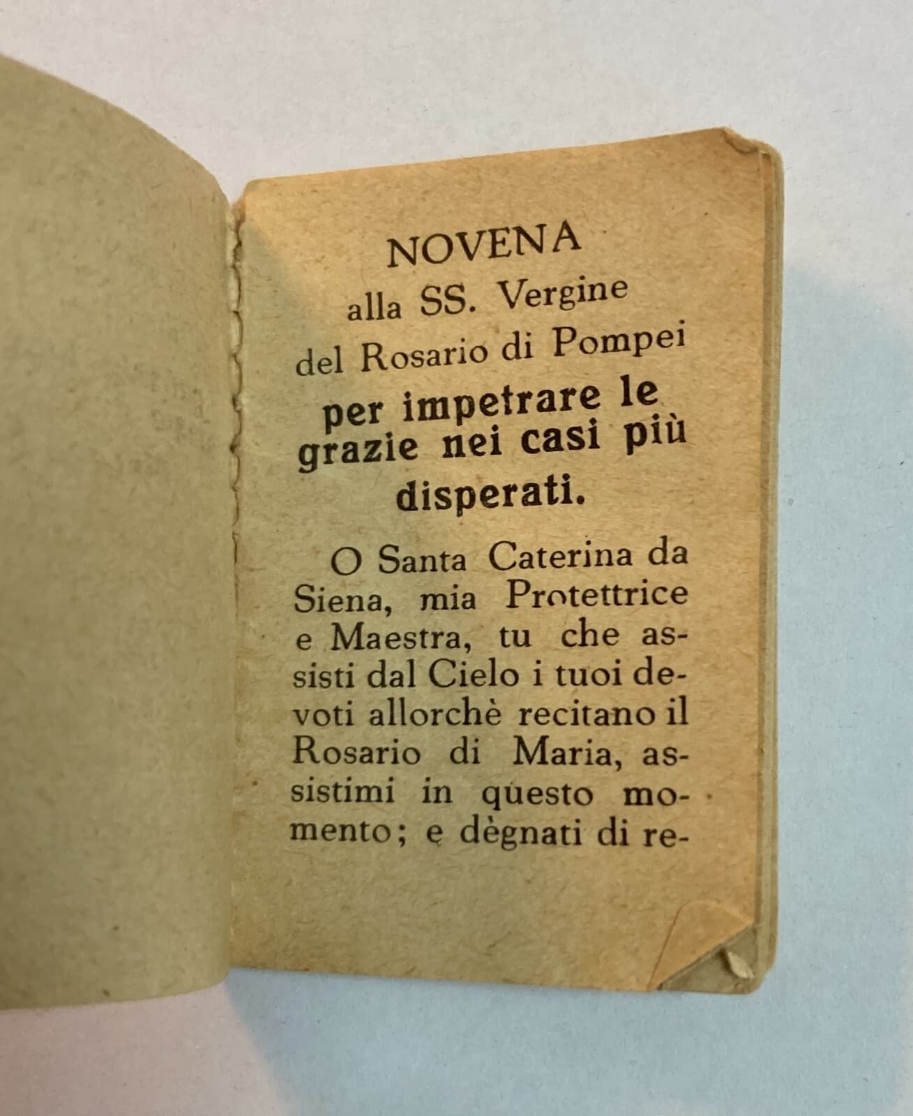 Mini Libri: Antica Edizione Devozionale. Bartolo Longo, Madonna Del Rosario, Pompei