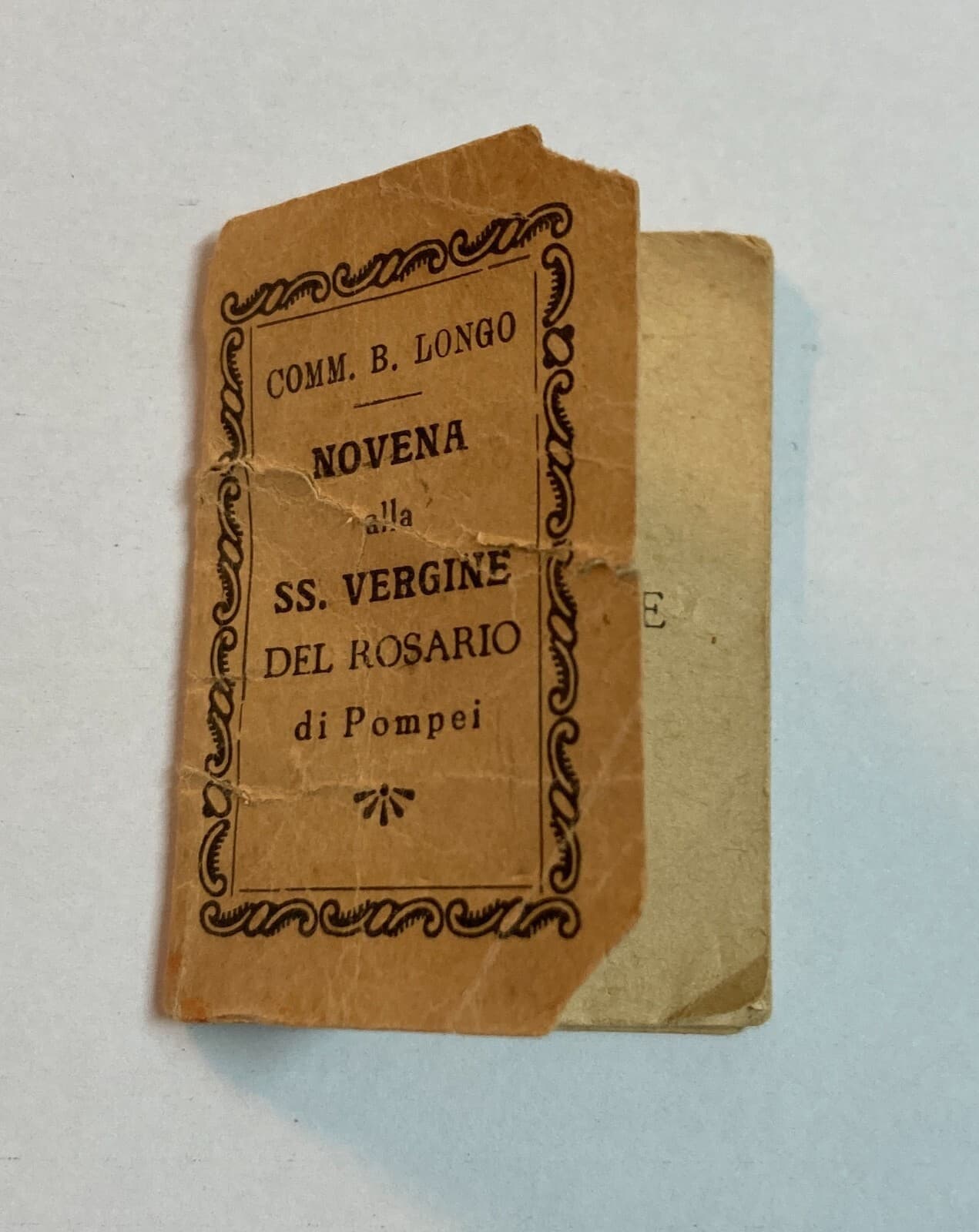 Mini Libri: Antica Edizione Devozionale. Bartolo Longo, Madonna Del Rosario, Pompei