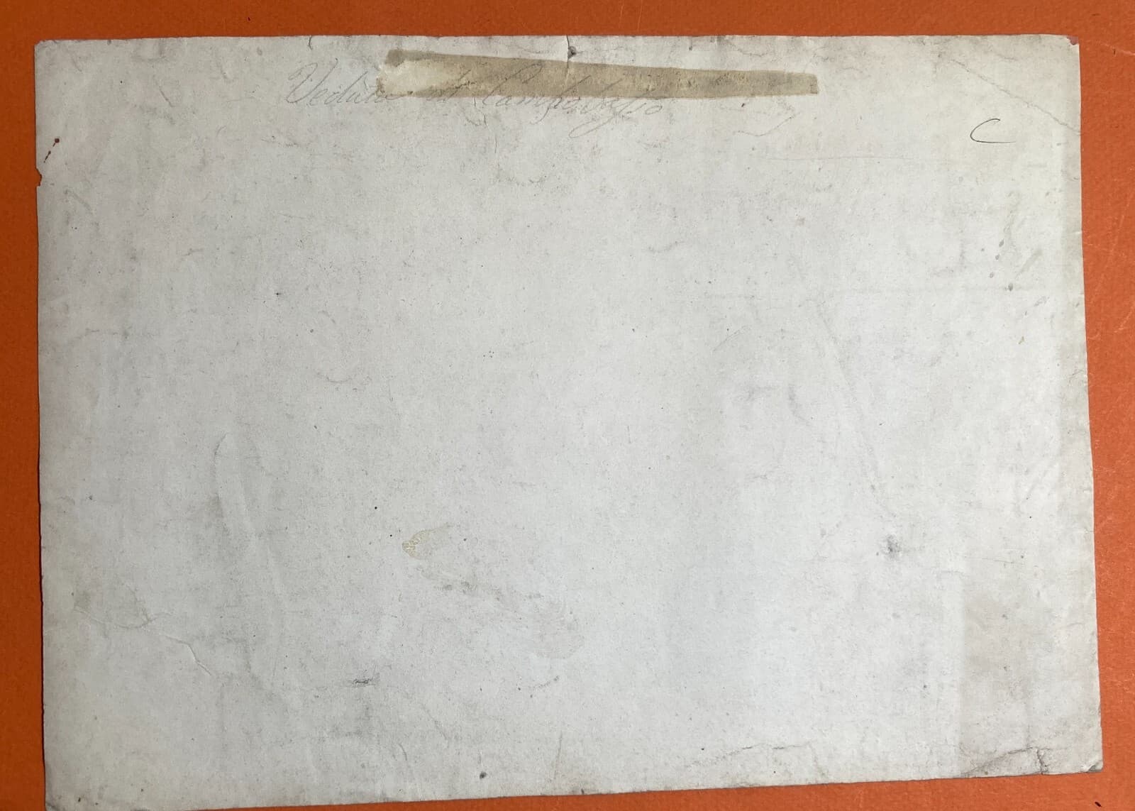 Dintorni Di Campobasso: Antica Veduta Paesaggistica Panoramica