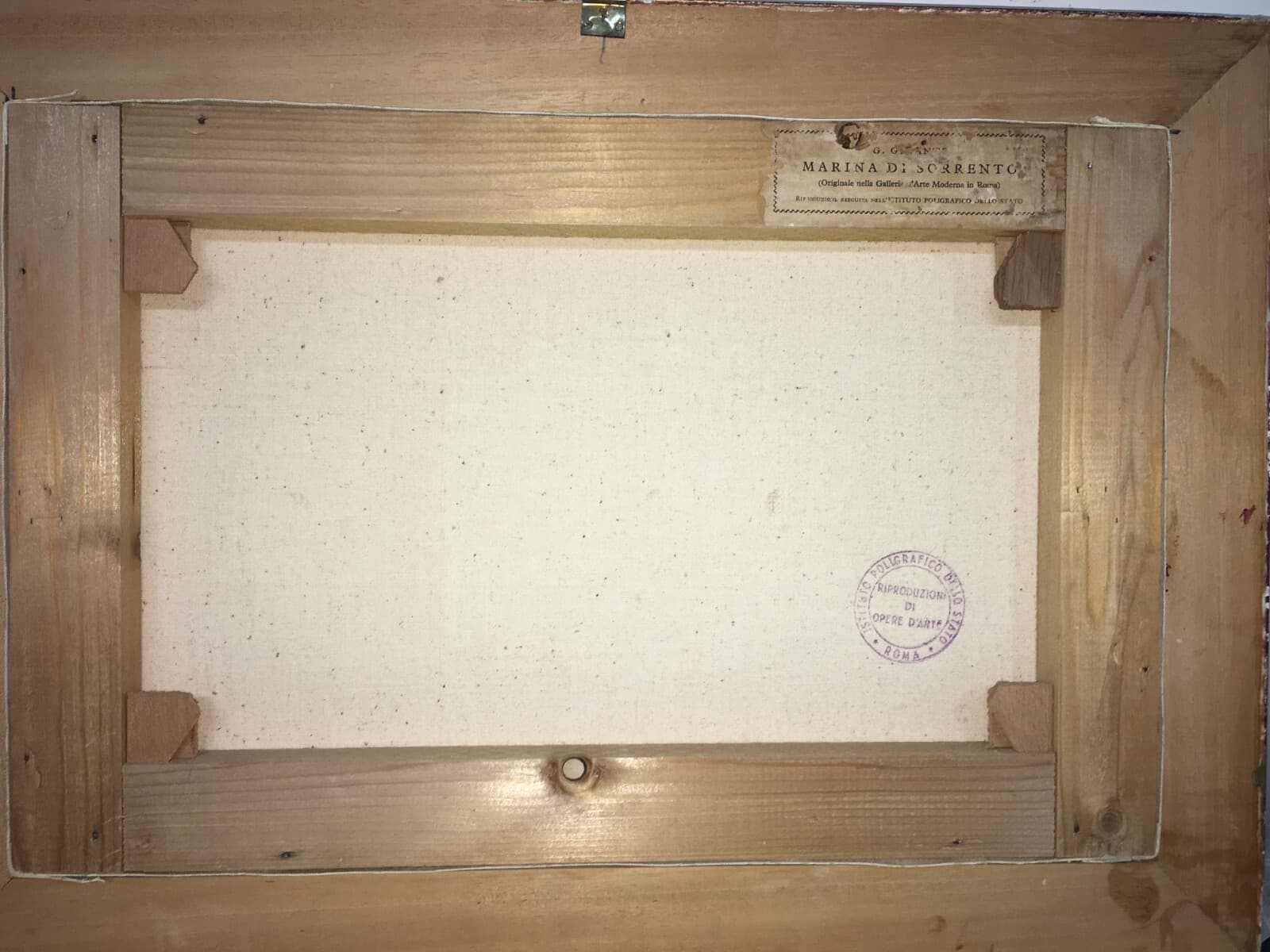 Arte Napoletana Dell'800, Veduta Di Sorrento, Giacinto Gigante, Stampa