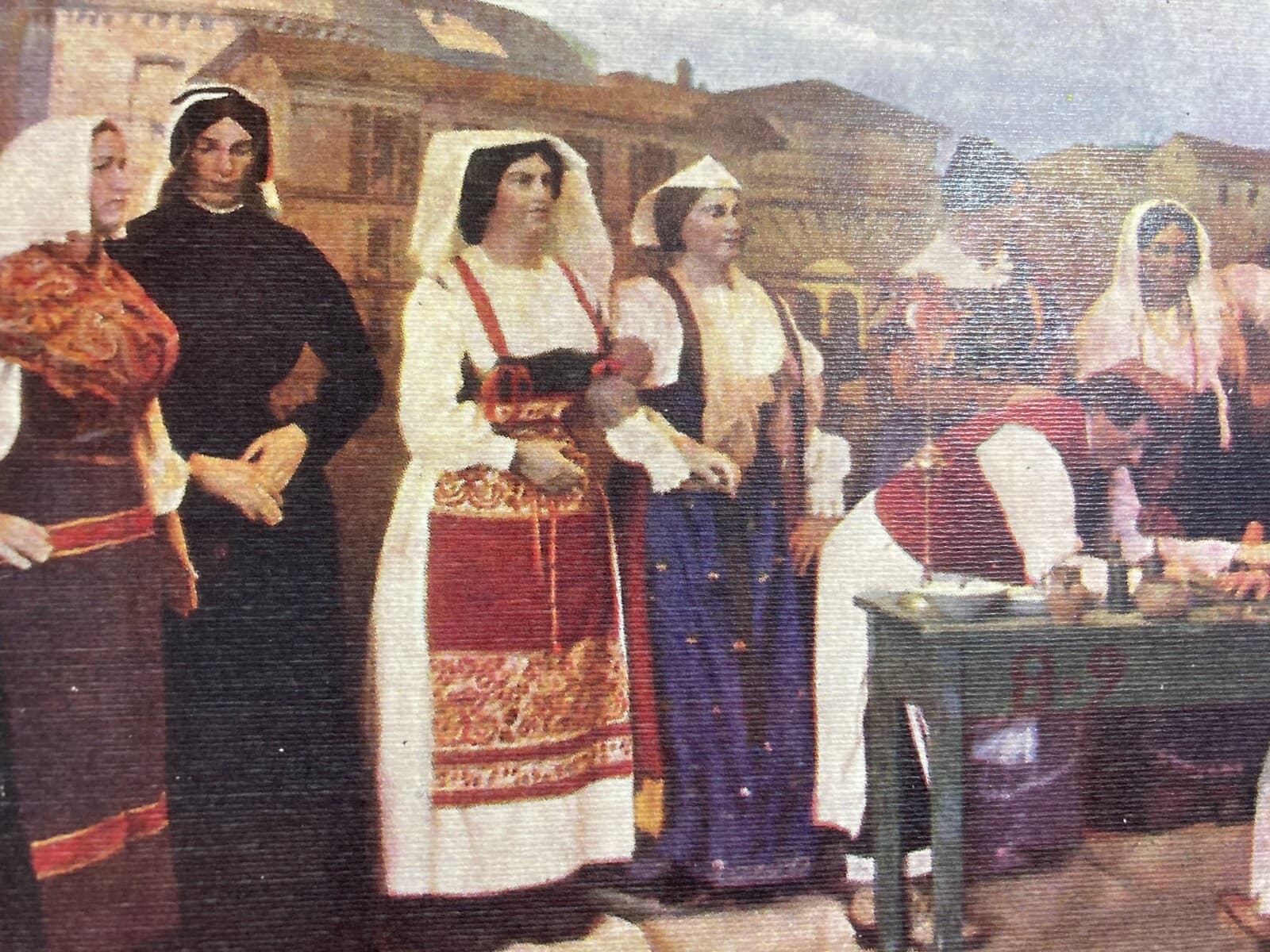 Arte, Folklore E Tatuaggi A Loreto, Marche. Grande Stampa A Colori, Rara Riedizione.