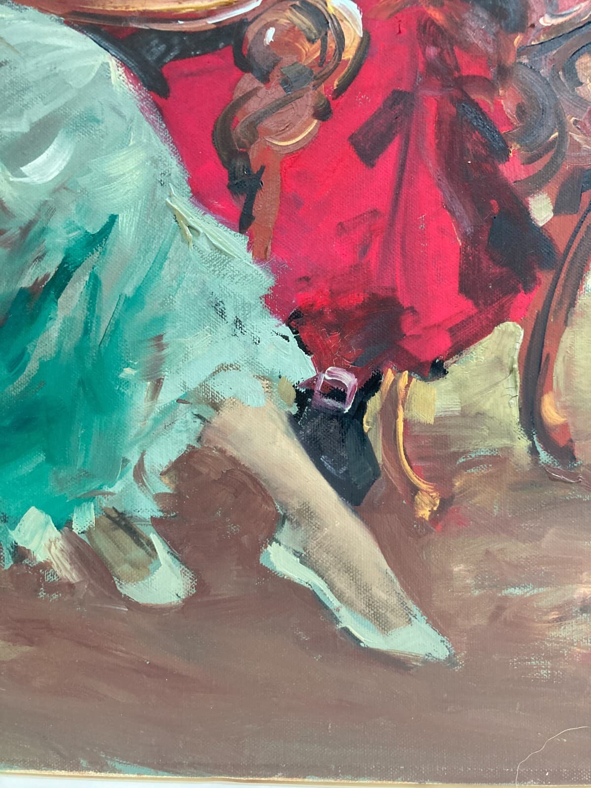 Arte, Piacevole Scena Galante Con Un Alto Prelato. Artista: Nino Salvadori