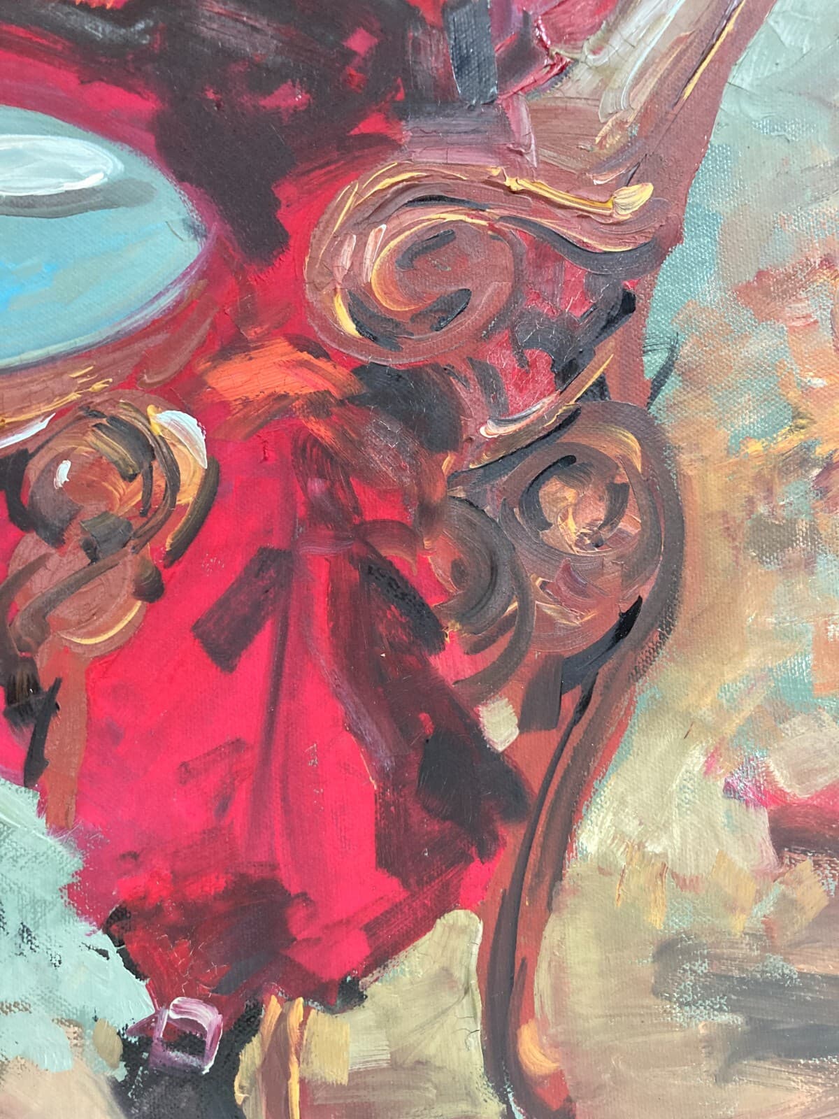 Arte, Piacevole Scena Galante Con Un Alto Prelato. Artista: Nino Salvadori