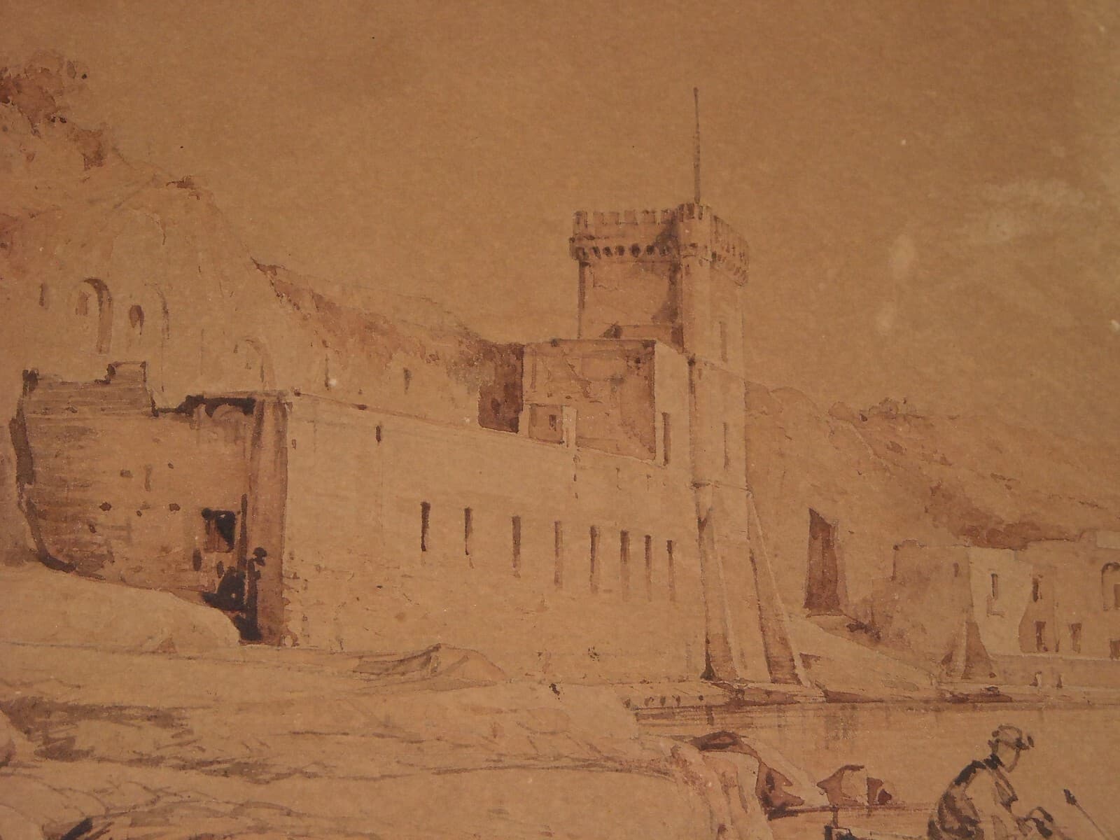 Arte Napoletana Dell'800: Posillipo, Veduta Panoramica Di Carelli