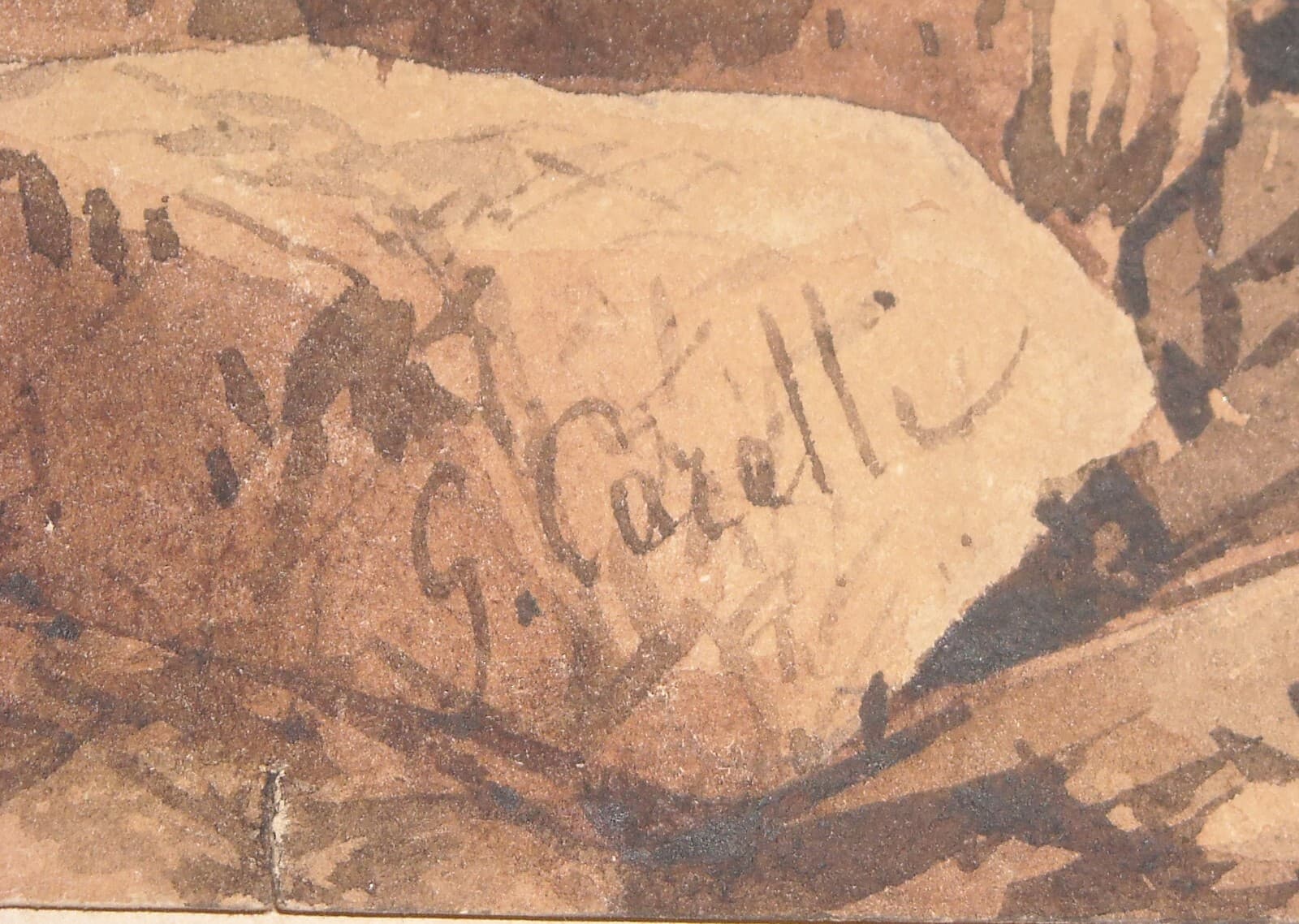Arte Napoletana Dell'800: Posillipo, Veduta Panoramica Di Carelli