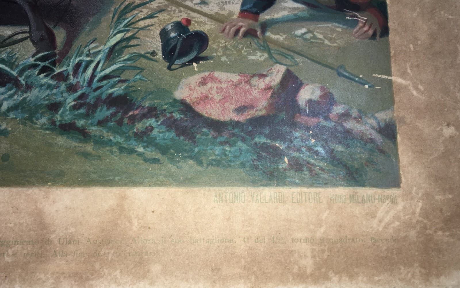 Il Quadrato Di Villafranca: Grande Cromolitografia Risorgimentale Di Stanislao Grimaldi