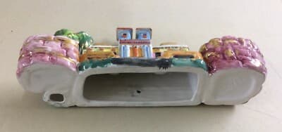 Arte Della Ceramica, Decorativo Soprammobile Pubblicitario Casino Di Sanremo, '900