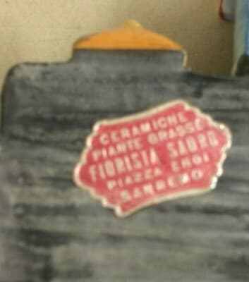 Arte Della Ceramica, Decorativo Soprammobile Pubblicitario Casino Di Sanremo, '900