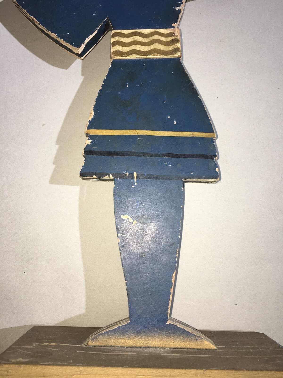 Scultura Futurista In Legno Di Trombettiere, Ambito Fortunato Depero