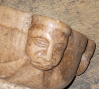 Antico Mortaio Scolpito In Pietra Per Farmacia E Cucina, XVII XVIII Secolo