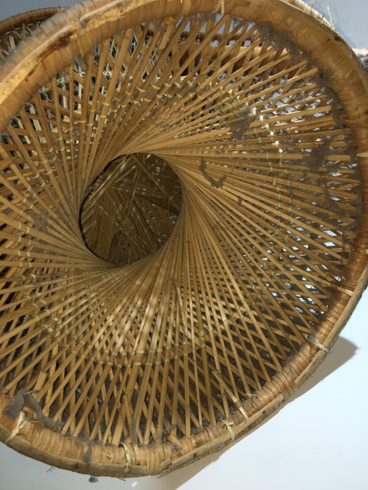 Poltroncina In Vimini Di Design, Stile Giò Ponti