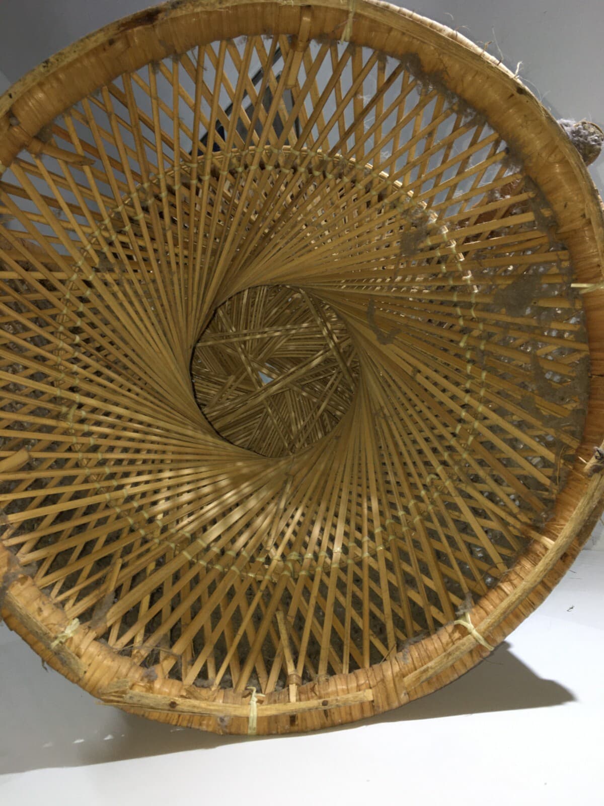 Poltroncina In Vimini Di Design, Stile Giò Ponti