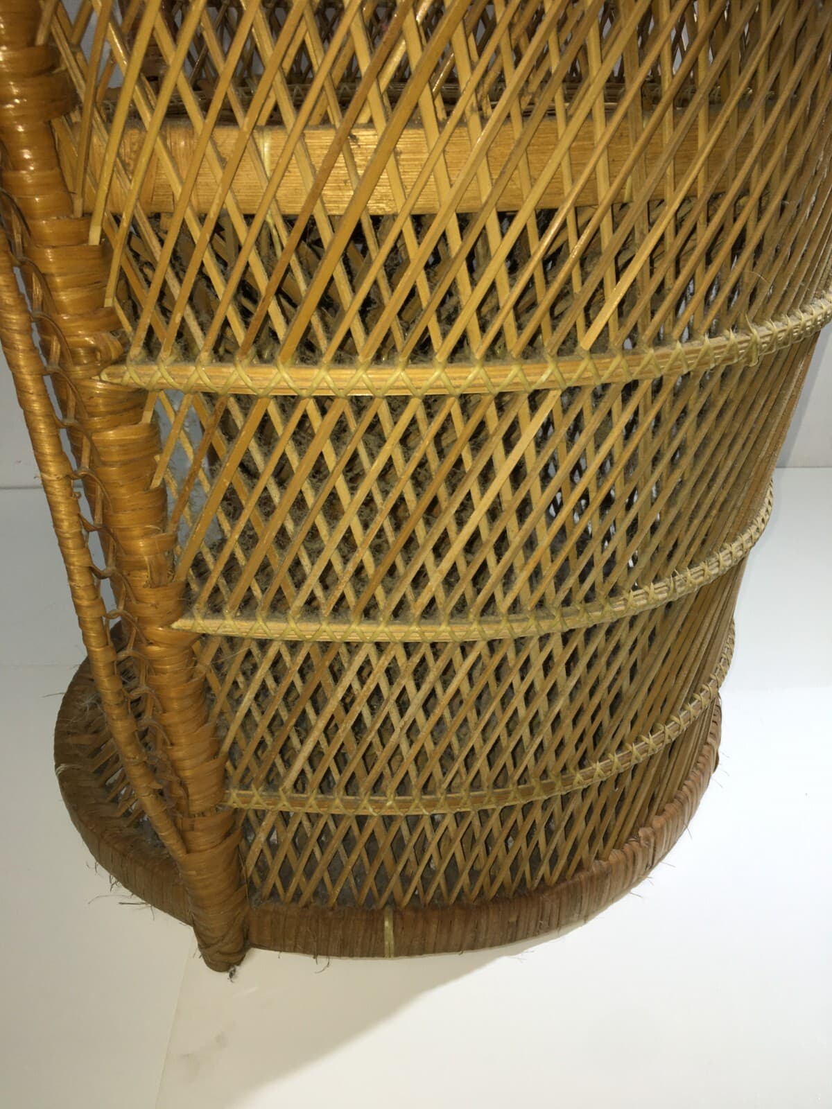 Poltroncina In Vimini Di Design, Stile Giò Ponti