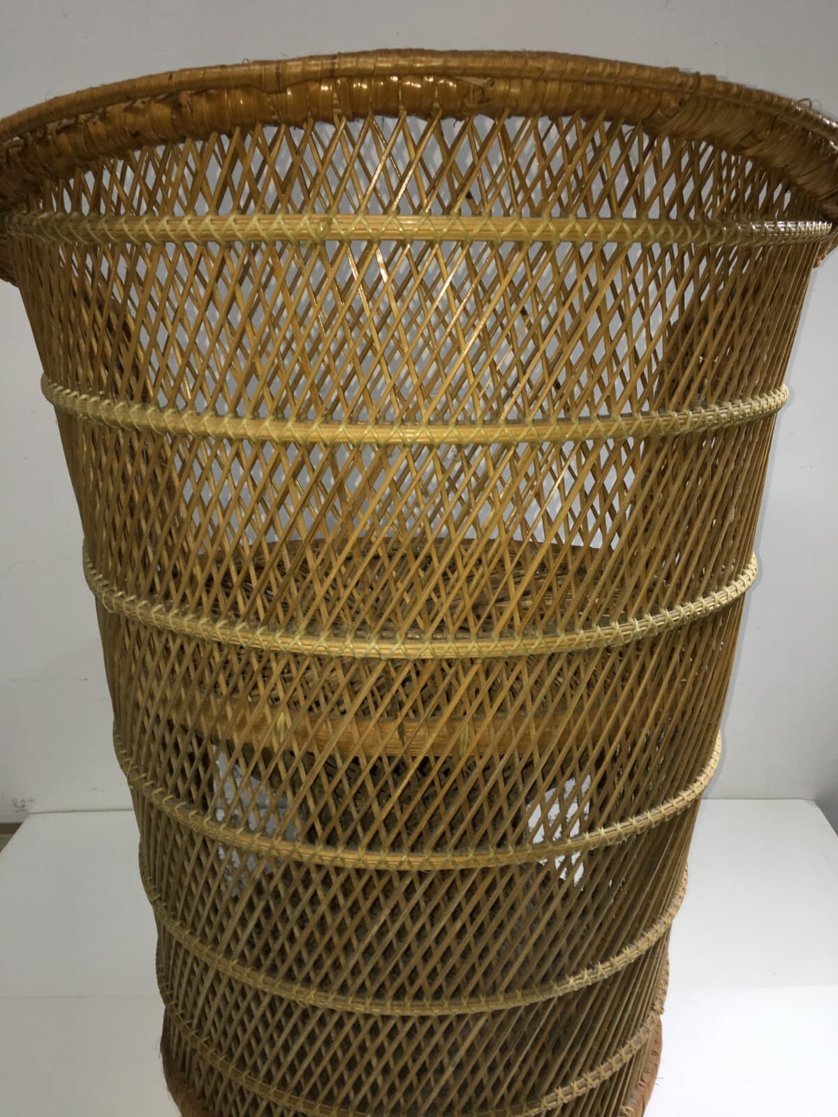 Poltroncina In Vimini Di Design, Stile Giò Ponti