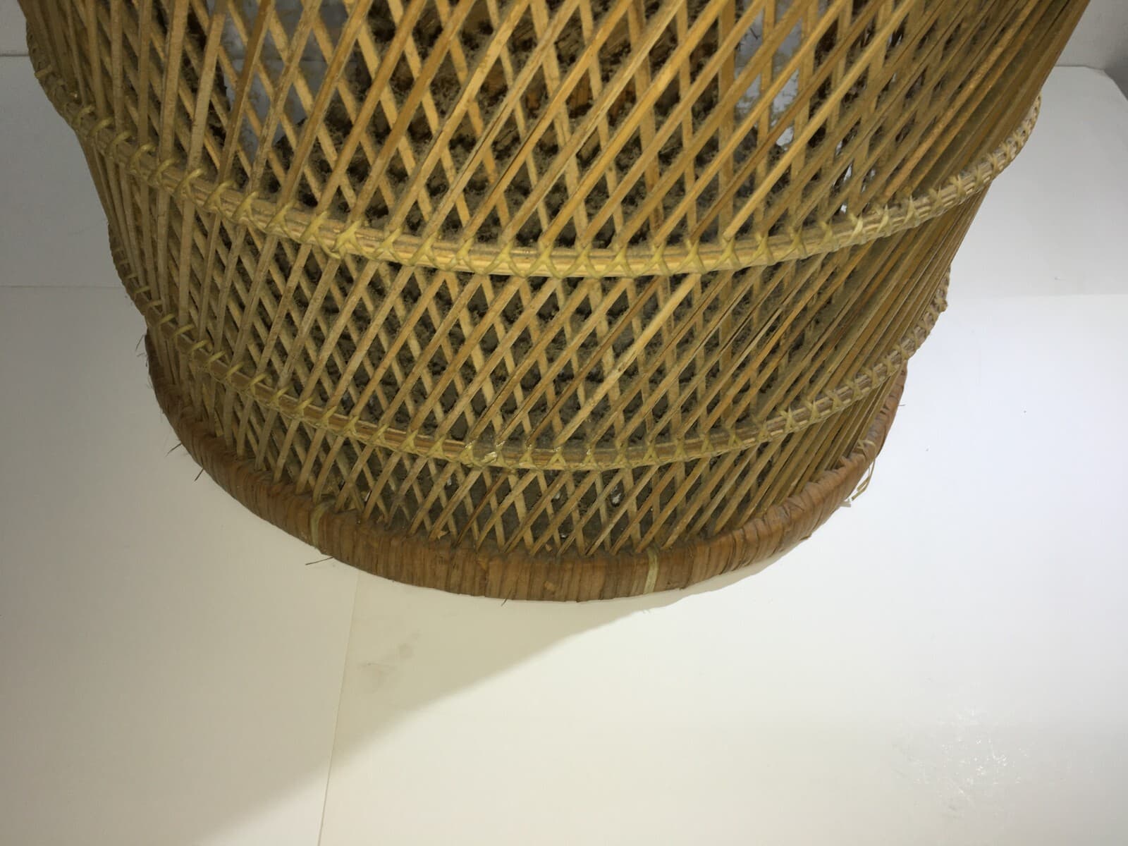 Poltroncina In Vimini Di Design, Stile Giò Ponti