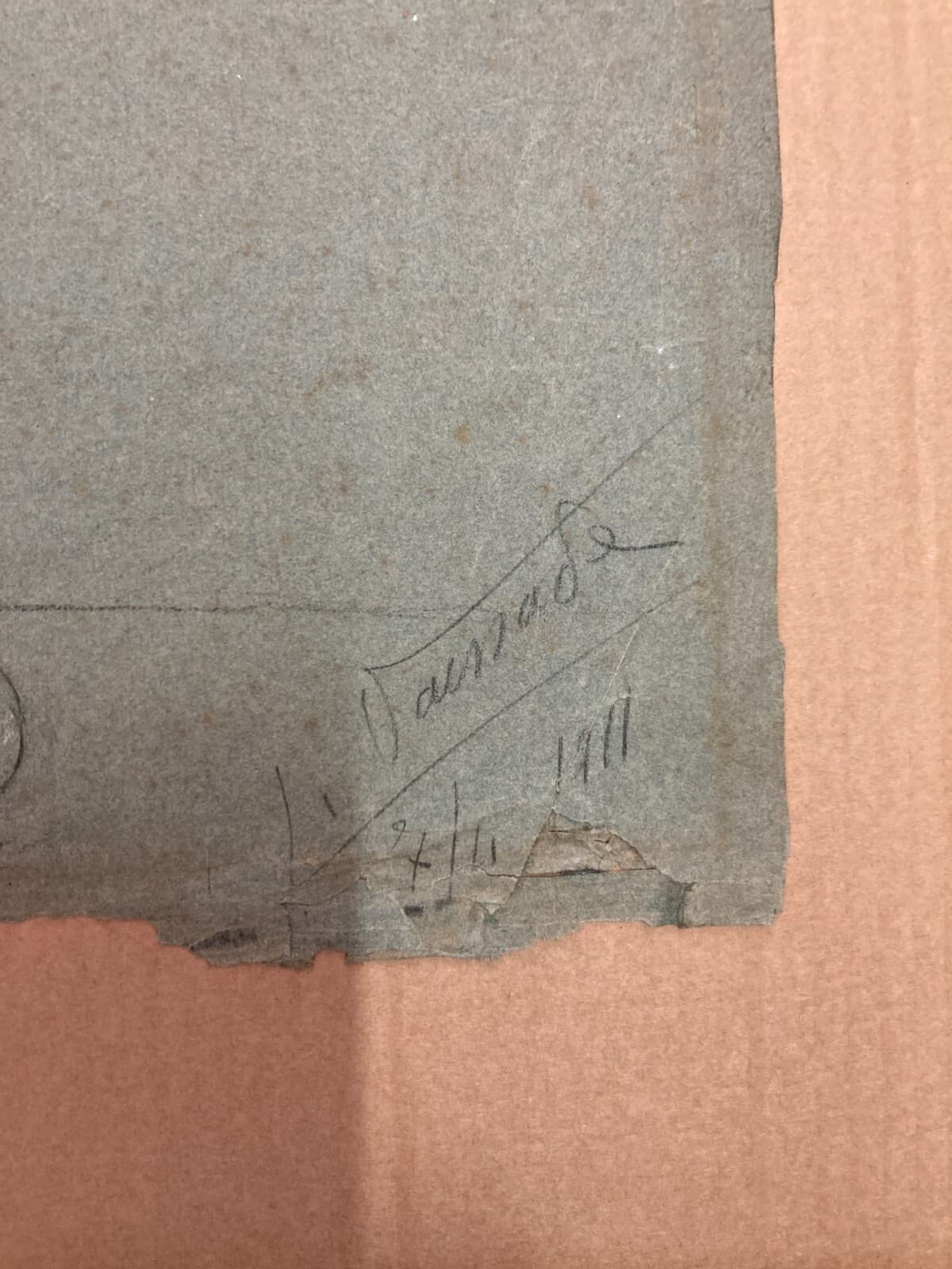 Arte: Suggestivo Nudo Femminile. Antico Disegno Originale, Firmato E Datato 1911