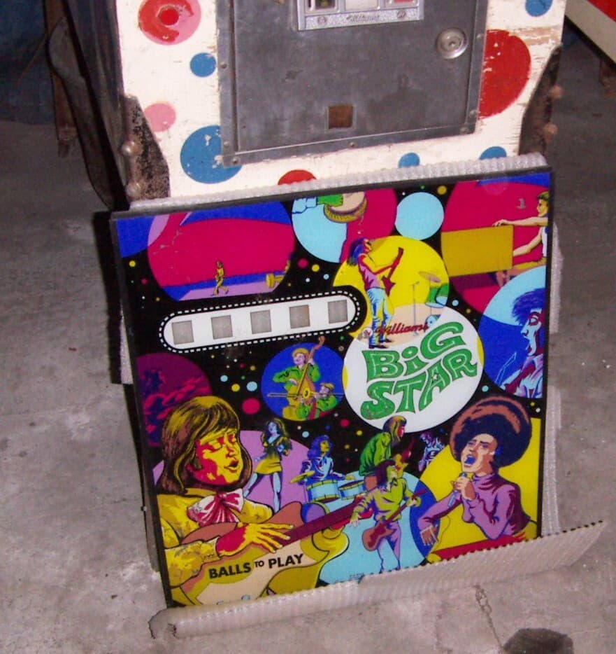 Musica, Rock Music, Cantanti Celebri: Big Star. Grande Flipper d'Epoca Williams.