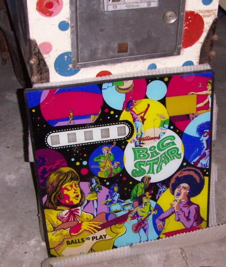 Musica, Rock Music, Cantanti Celebri: Big Star. Grande Flipper d'Epoca Williams.