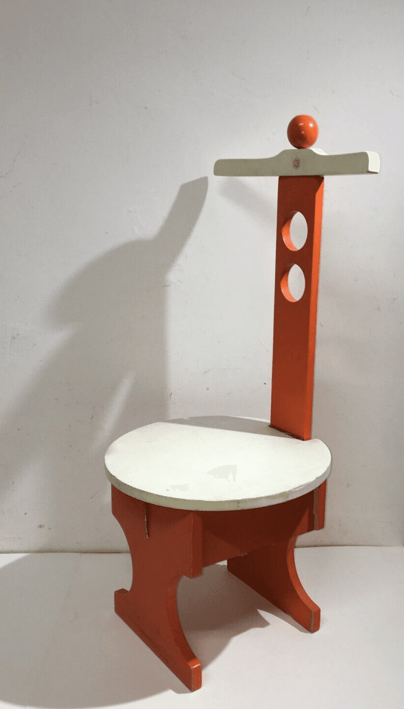 Sedia Da Bambino Modernariato Reguitti, Forse Su Disegno Di Gio Ponti