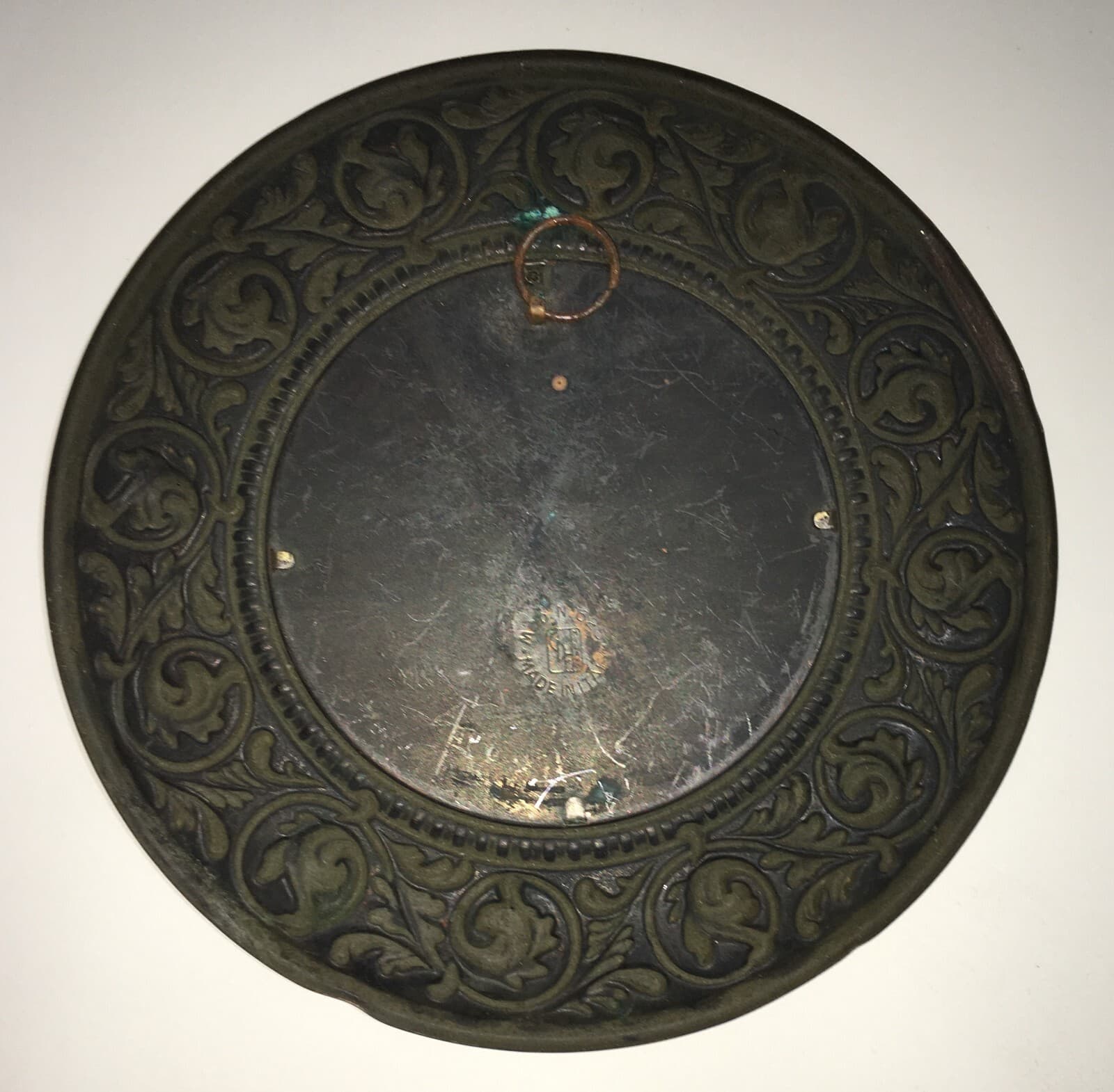 Abruzzo, Pescara: Iconografia Popolare Devozionale Dell'Addolorata, Piatto Decorativo A Sbalzo