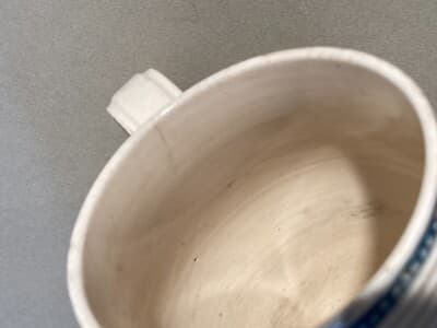 Antica Teiera O Caffettiera In Ceramica Con Decori A Mascherone, Napoli