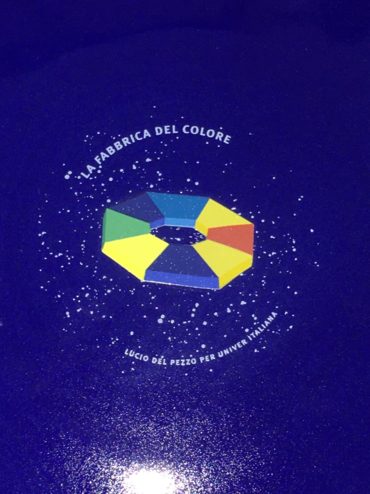 Piatto Pubblicitario Artistico Lucio Del Pezzo Per Univer Italiana