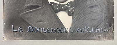 Fotografie Da Collezione: Ritratto Di W. Churchill, Artista Damey, Satira Politica