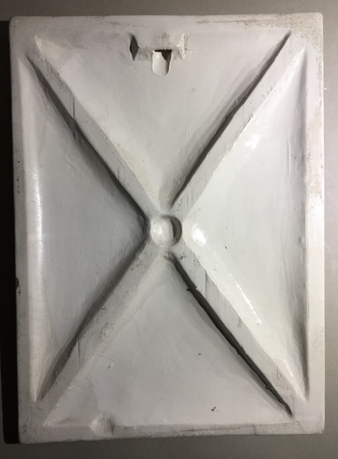 Arte Popolare Devozionale: Placca In Ceramica Dell'Immacolata Concezione