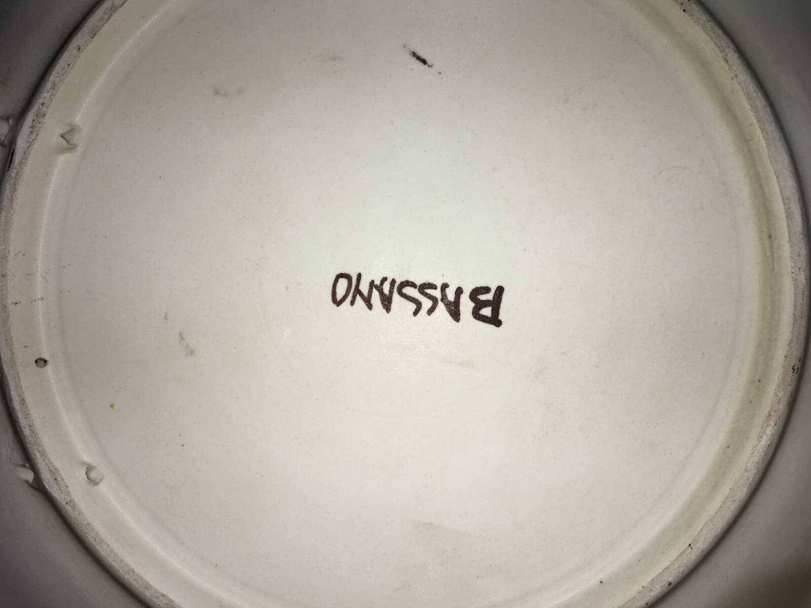 Arte: Ceramica Artistica Di Bassano, Piatto Dipinto Con Natura Morta E Cacciagione