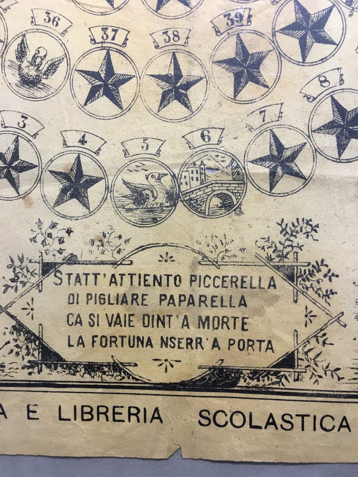 Antico Gioco Dell'Oca Pubblicitario Morisco   Bari, Folklore E Dialetto