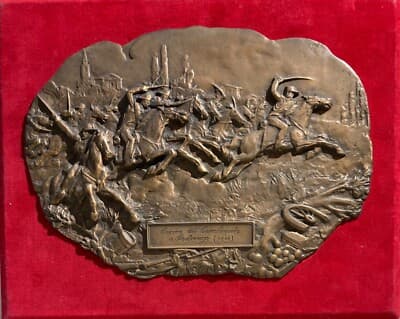 Arte, Scultura, Militaria, Risorgimento 1848: Battaglia Di Pastrengo, Scultore Emilio Monti