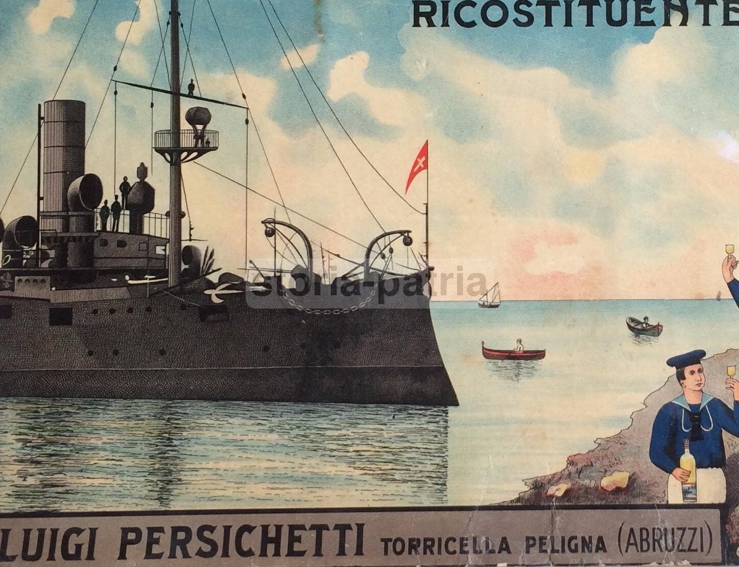 Marineria, Navigazione, Grande Guerra, Marina Militare Italiana, Liquori, Abruzzo, 1900