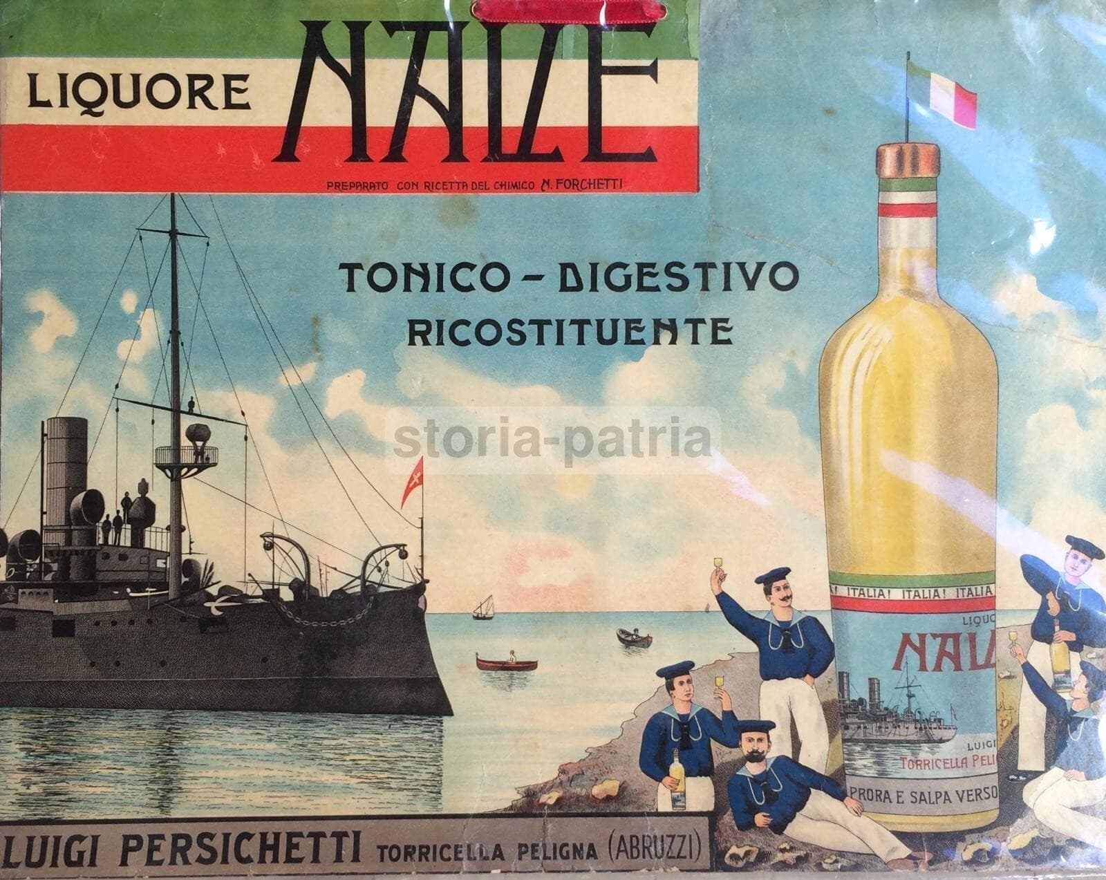 Marineria, Navigazione, Grande Guerra, Marina Militare Italiana, Liquori, Abruzzo, 1900