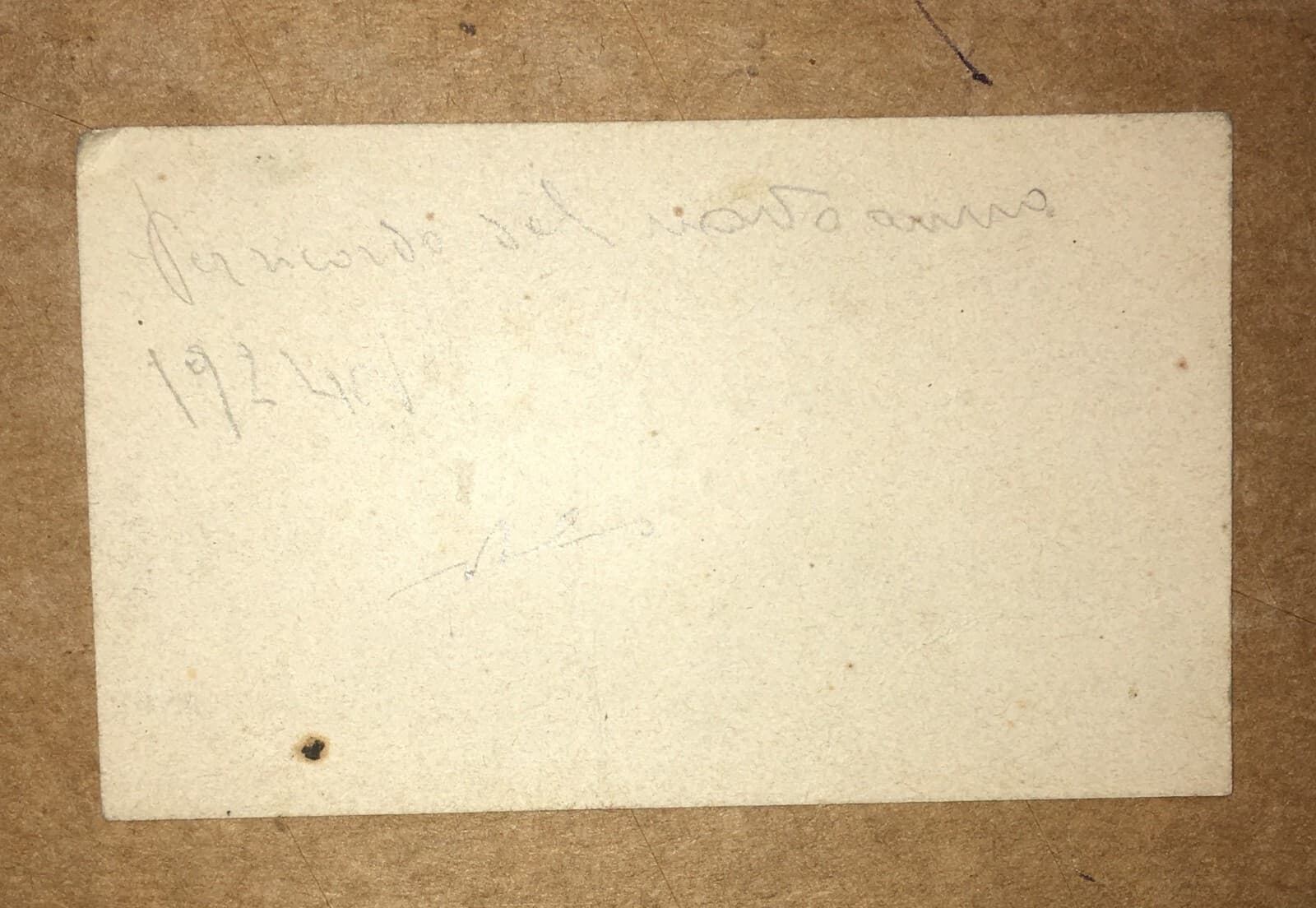 Molise, Larino: Antico Biglietto Da Visita Di Giovanni Lasorsa