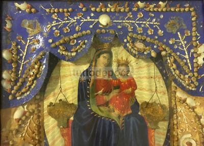 Arte Popolare Devozionale: Maria SS. Di Montenero. Artigianato Meridionale