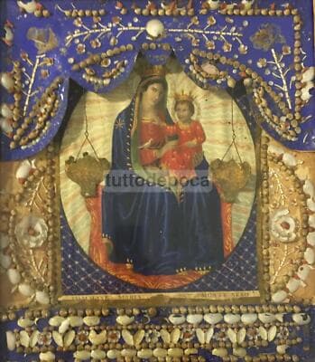 Arte Popolare Devozionale: Maria SS. Di Montenero. Artigianato Meridionale