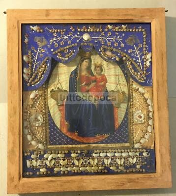 Arte Popolare Devozionale: Maria SS. Di Montenero. Artigianato Meridionale