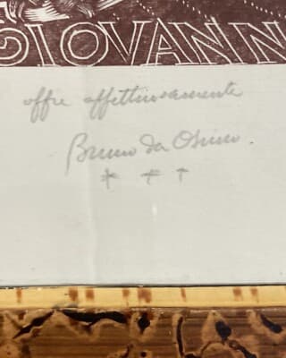 Marche. Bruno Da Osimo. Xilografia Originale. Apocalisse Di San Giovanni.