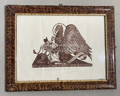 Marche. Bruno Da Osimo. Xilografia Originale. Apocalisse Di San Giovanni.