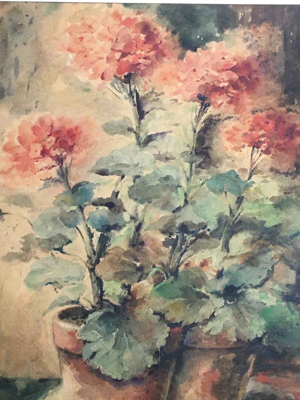 Arte Europea Del '900   Artista Tedesco Vogelgesang   Dipinto Floreale Decorativo