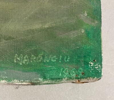 Suggestiva Veduta Animata Di Paese   Artista Marongio   Dipinto Da Collezione