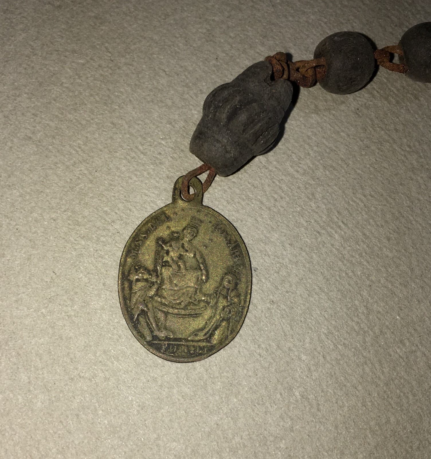 Madonna Del Rosario, Pompei. Medaglietta Antica Da Collezione