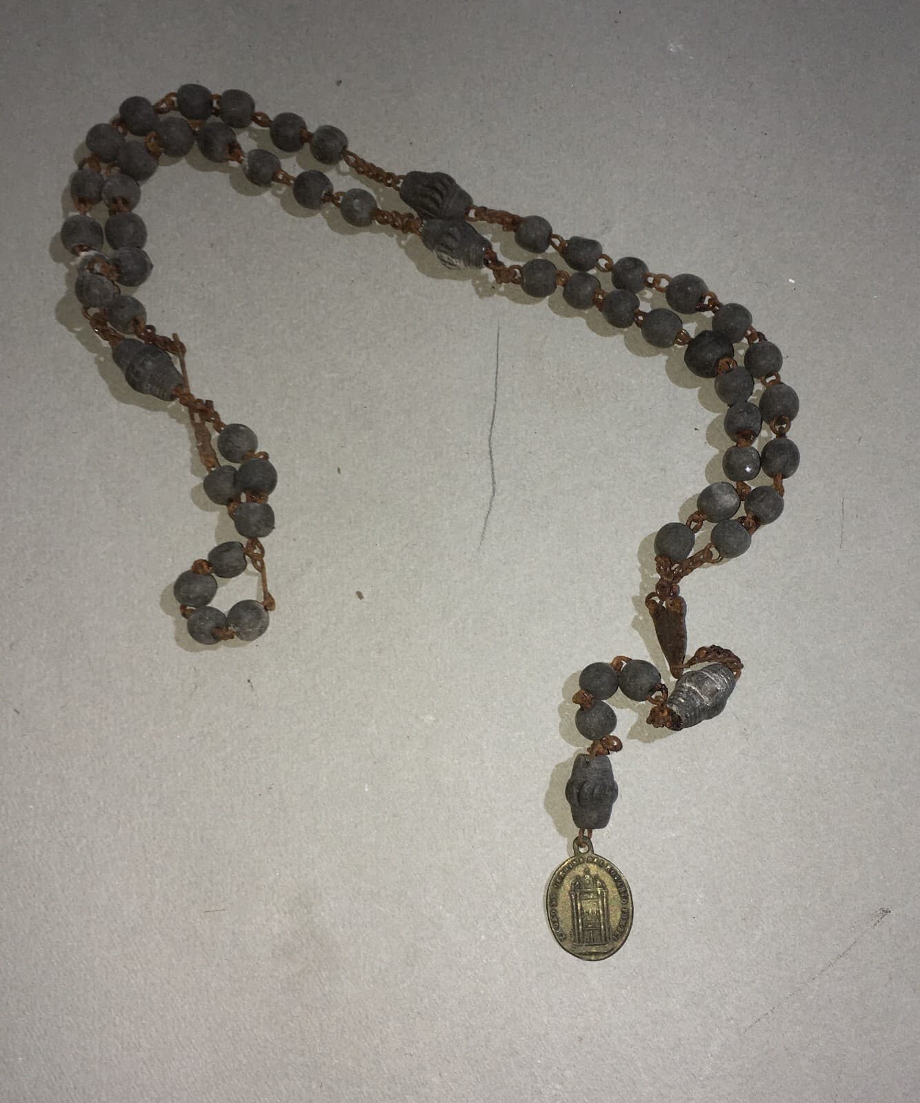 Madonna Del Rosario, Pompei. Medaglietta Antica Da Collezione