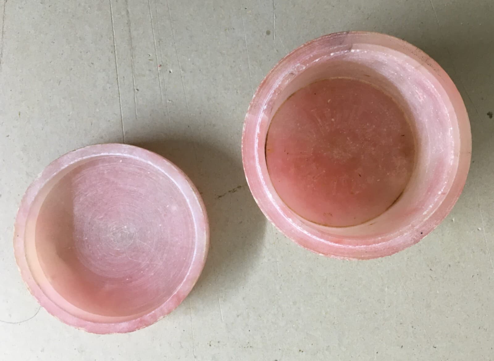 Scatola Militare In Alabastro Rosa Del 7° Reggimento Artiglieria, 1935